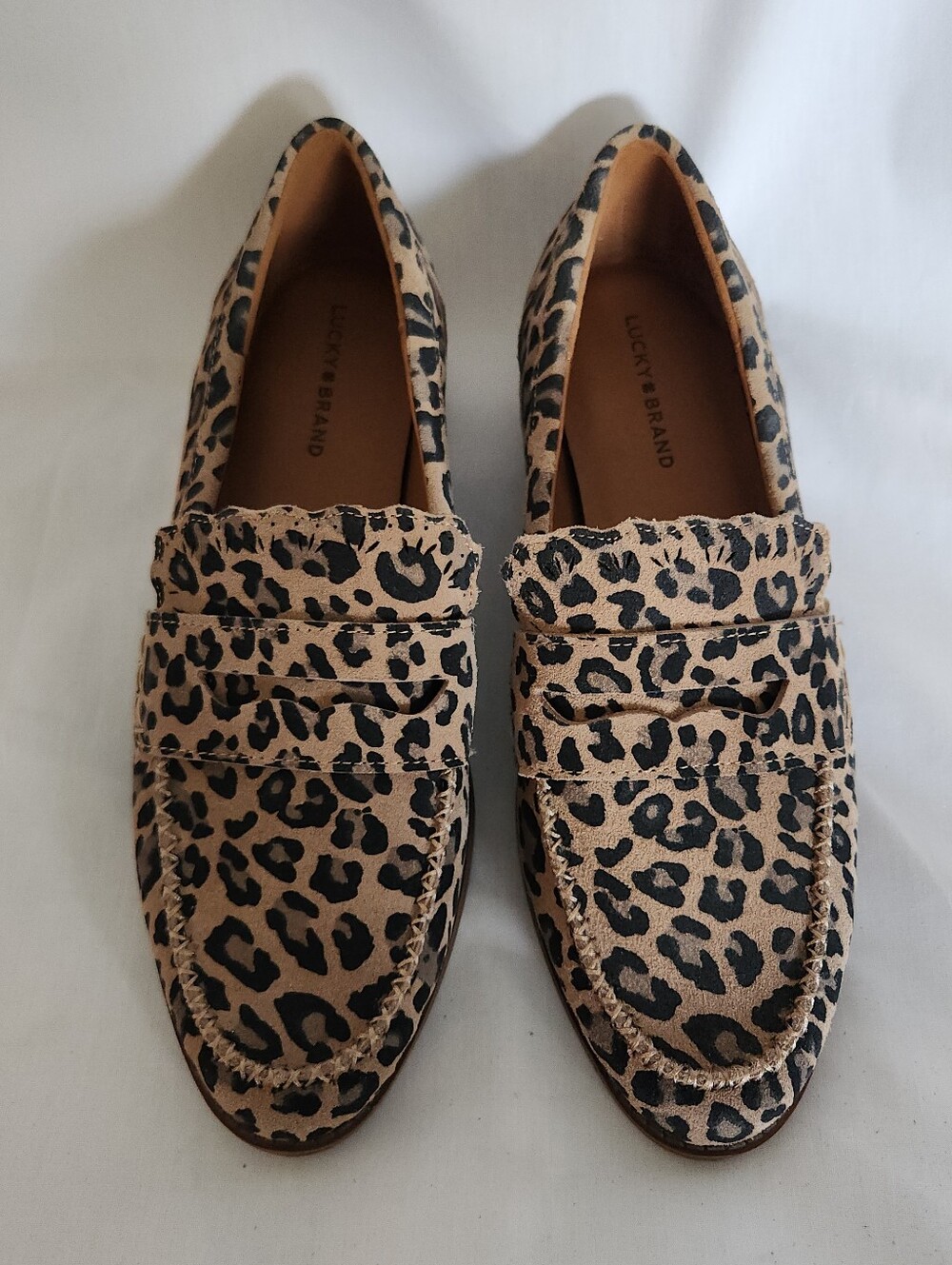 NWOT Lucky Brand Leopard Loafers Animal Print 9.5